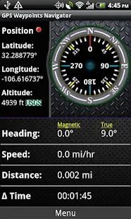 GPS Navigator Waypoints - screenshot thumbnail