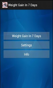 Weight Gain in 7 Days Screen 2
