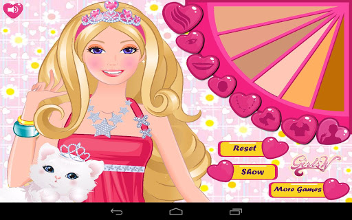 barbie party dress up games