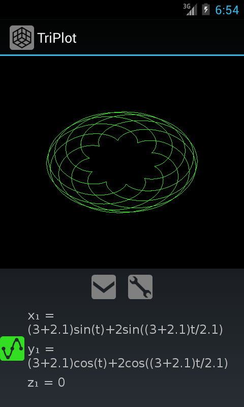 TriPlot 3D Graphing Screen 3