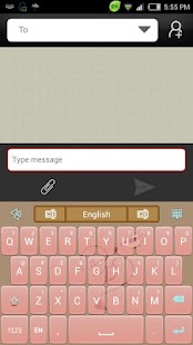 Lastest GO Keyboard Love Coffee Theme APK for Android