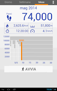  Pedometro- miniatura screenshot  