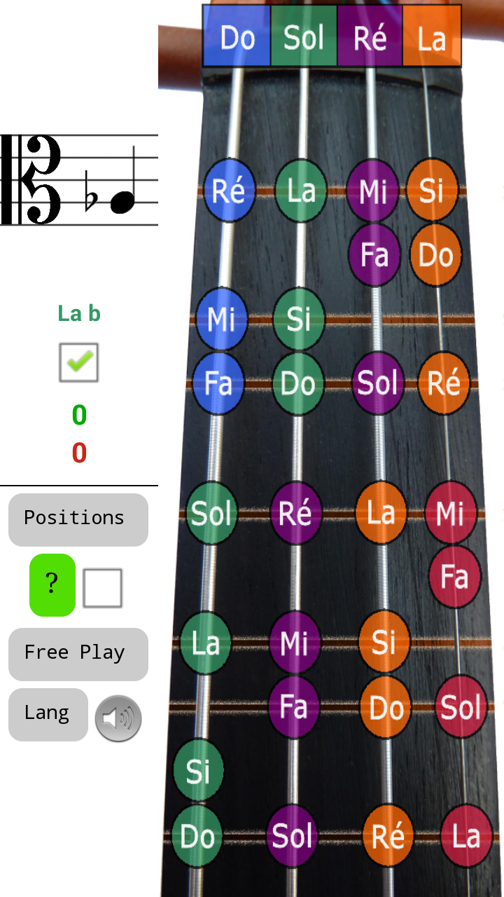 Viola Notes Sight Read Tutor Screen 3