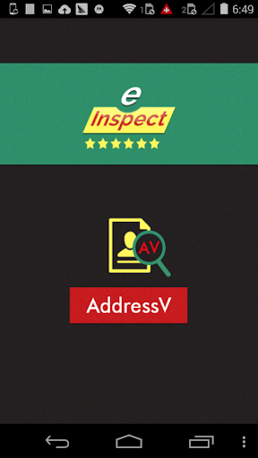 e-Inspect Address Verification