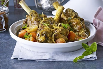 Tagine of lamb & merguez sausages