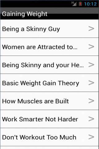 Gaining Weight - Bodybuilding - screenshot