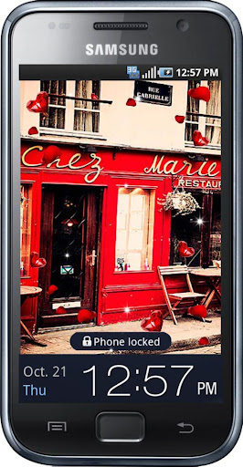 Paris Cafe HD live wallpaper