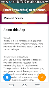 Inquiry - ASO Keyword Tool Screenshots 3