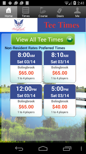 Bolingbrook Tee Times