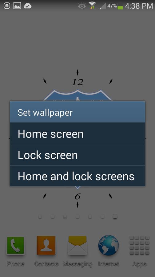 Everton FC Analog Clock Screen 3