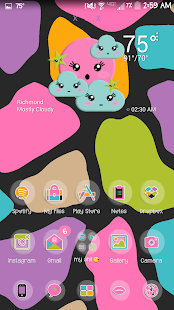 Kitty Bliss Go Launcher Theme