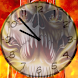 Fire Skull Analog Clocks
