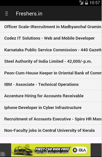 India Government Jobs Freshers