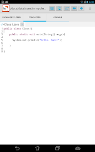 Sand IDE Pro for Java - screenshot thumbnail
