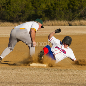 Safe @ 3rd by Cheryl Waring - Sports & Fitness Baseball