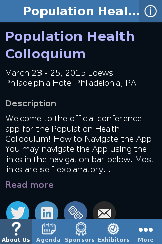 Population Health Colloquium.