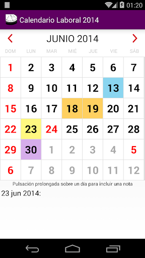 Calendario 2015 Venezuela NoAd