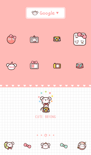 cute mouse dodol theme