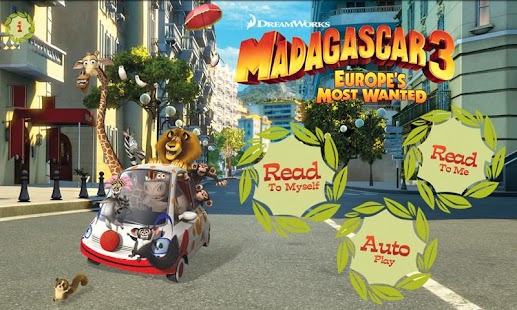 Madagascar 3 Movie Storybook