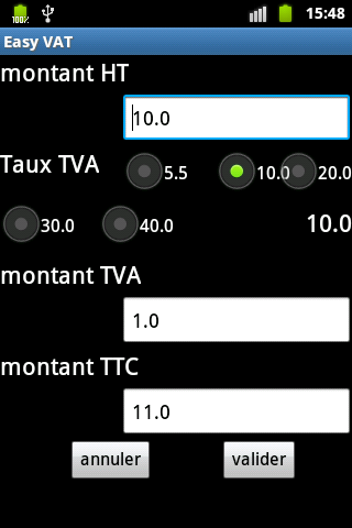 easy VAT tva facile