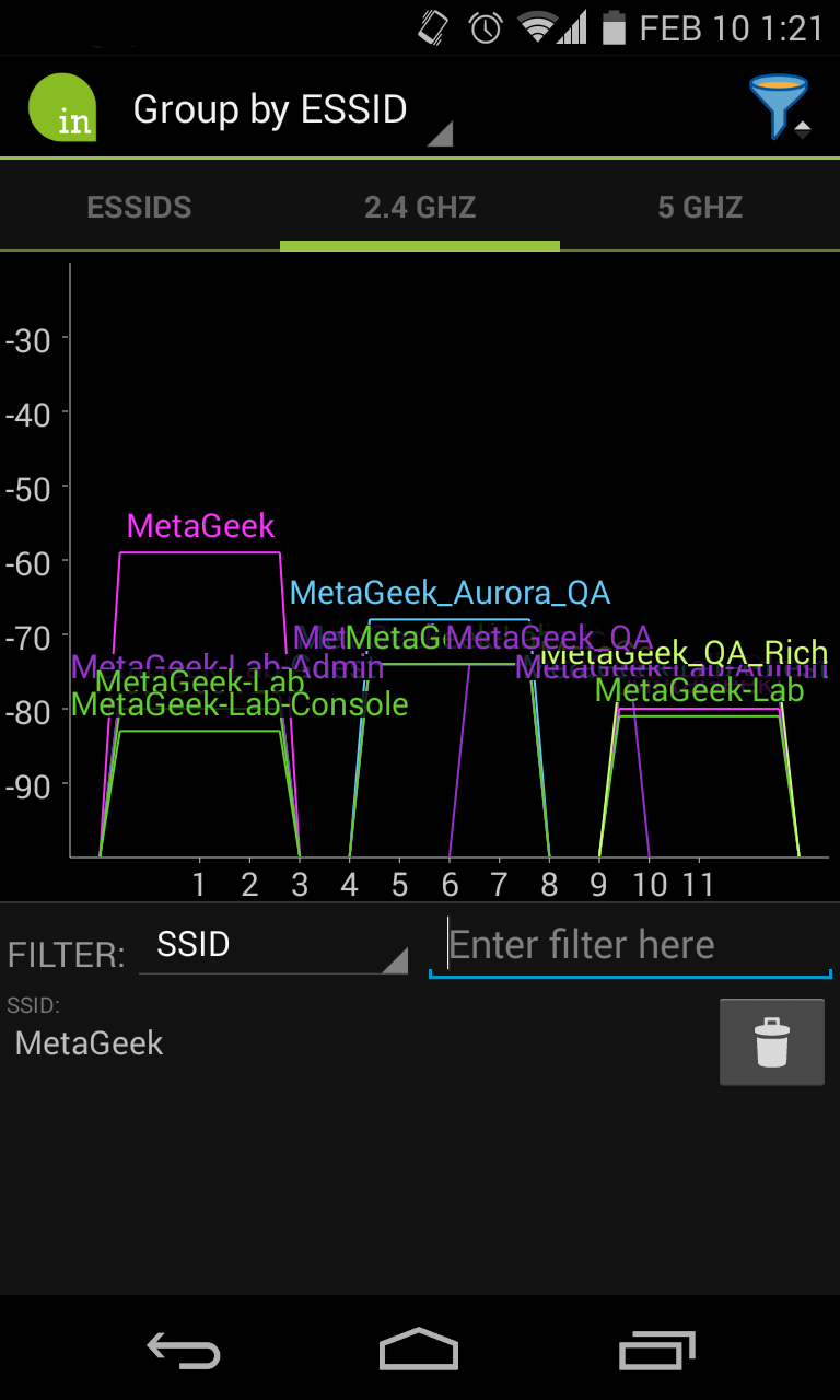 inSSIDer Screen 1