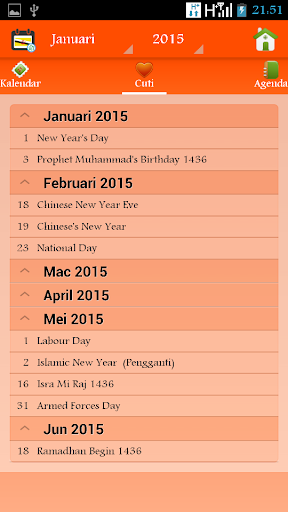 【免費生活App】INOCHI Kalendar Brunei 2015-APP點子