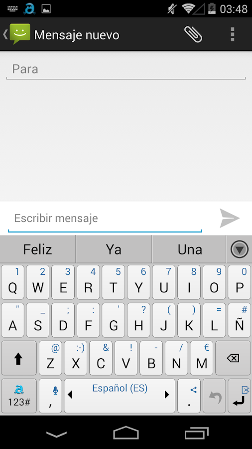 Teclado de prueba Adaptxt - screenshot