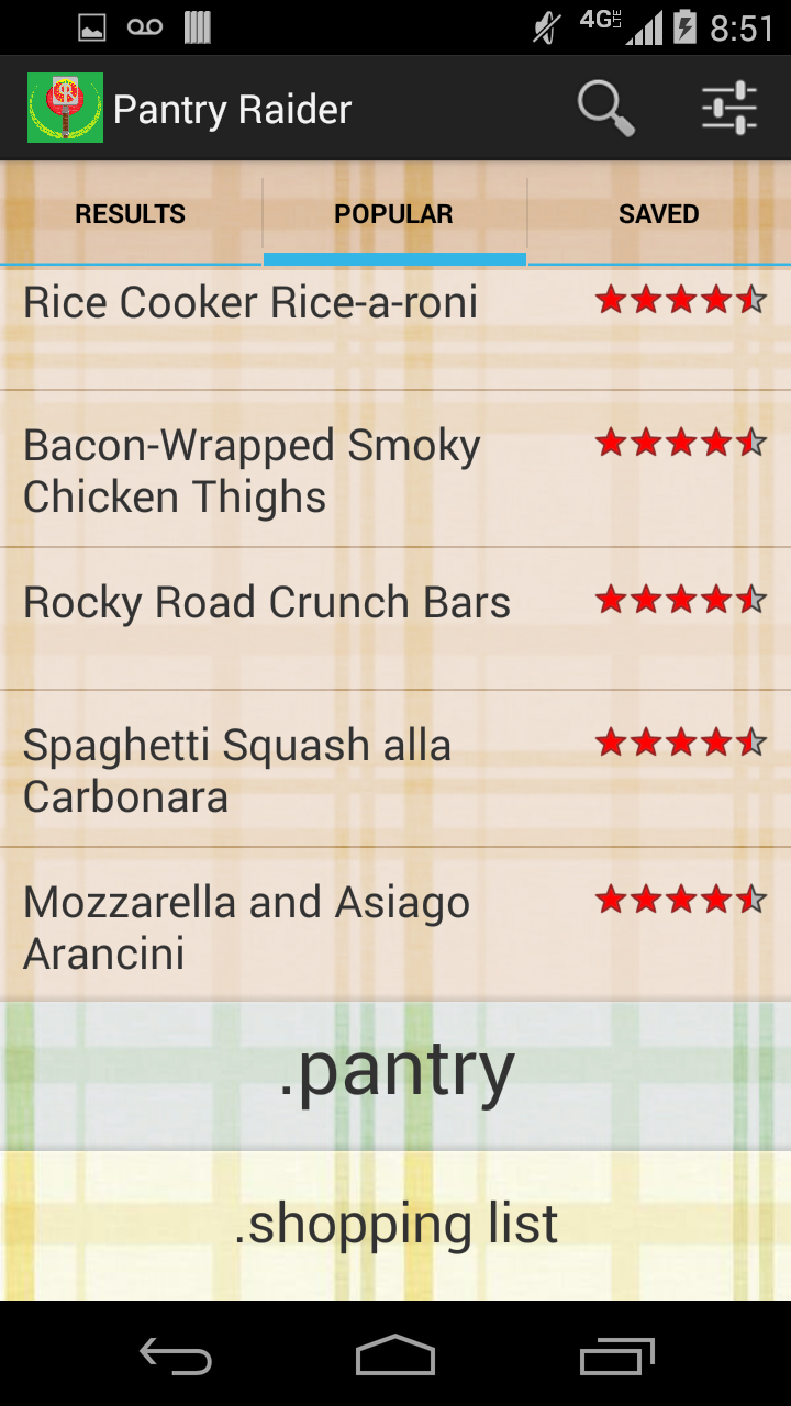 Pantry Raider - Recipes &amp; More Screen 1