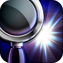 Magnifying Glass Flashlight+ mobile app icon