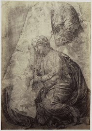 Fotoreproductie van een tekening van Rafaël, Maria met Christus