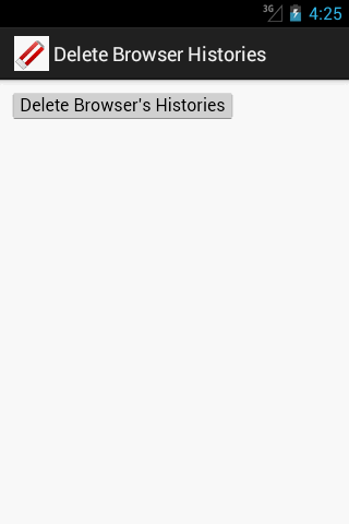Clear Erase Browser's History