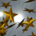 Gold Stars 3D Live Wallpaper logo
