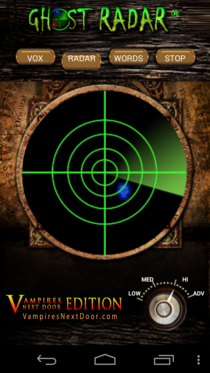 Ghost Radar®: VAMPIRES Screen 1