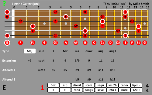 Android application SynthGuitar screenshort