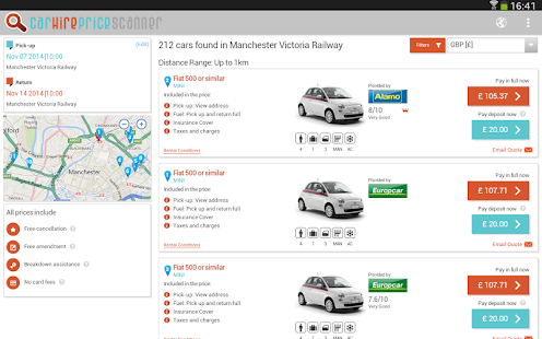 Car Hire Price Scanner Screenshots 0