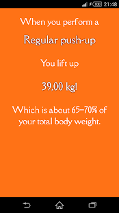 Lastest Weight of a Push-Up APK