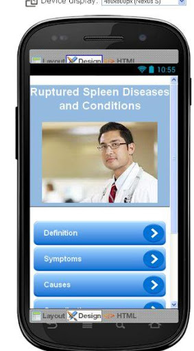 Ruptured Spleen Information