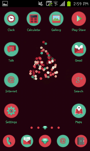 Christmas go launcher theme