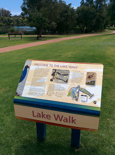 Lake Walk Sign