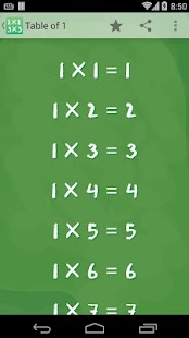 Multiplication Table Screenshots 3