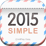 卓上カレンダー2015：シンプルカレンダー 「ウィジェット」 Apk