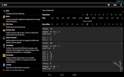 RPG Dice Roller - Google Play