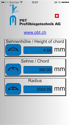 Radius Calculator