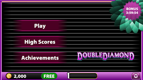 Android application Double Diamond Wheel Slots screenshort