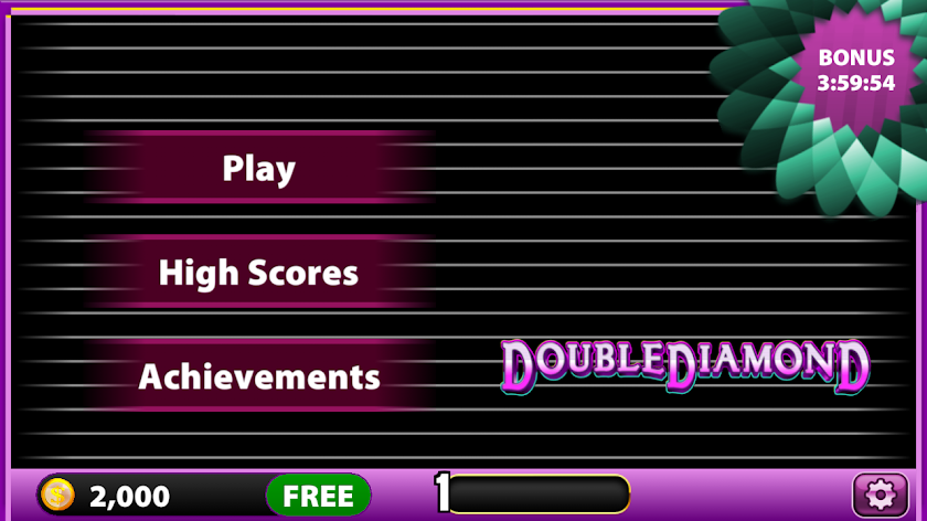Double Diamond Wheel Slots Screen 1