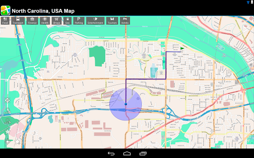 【免費旅遊App】美國北卡羅萊納州 離線地圖-APP點子