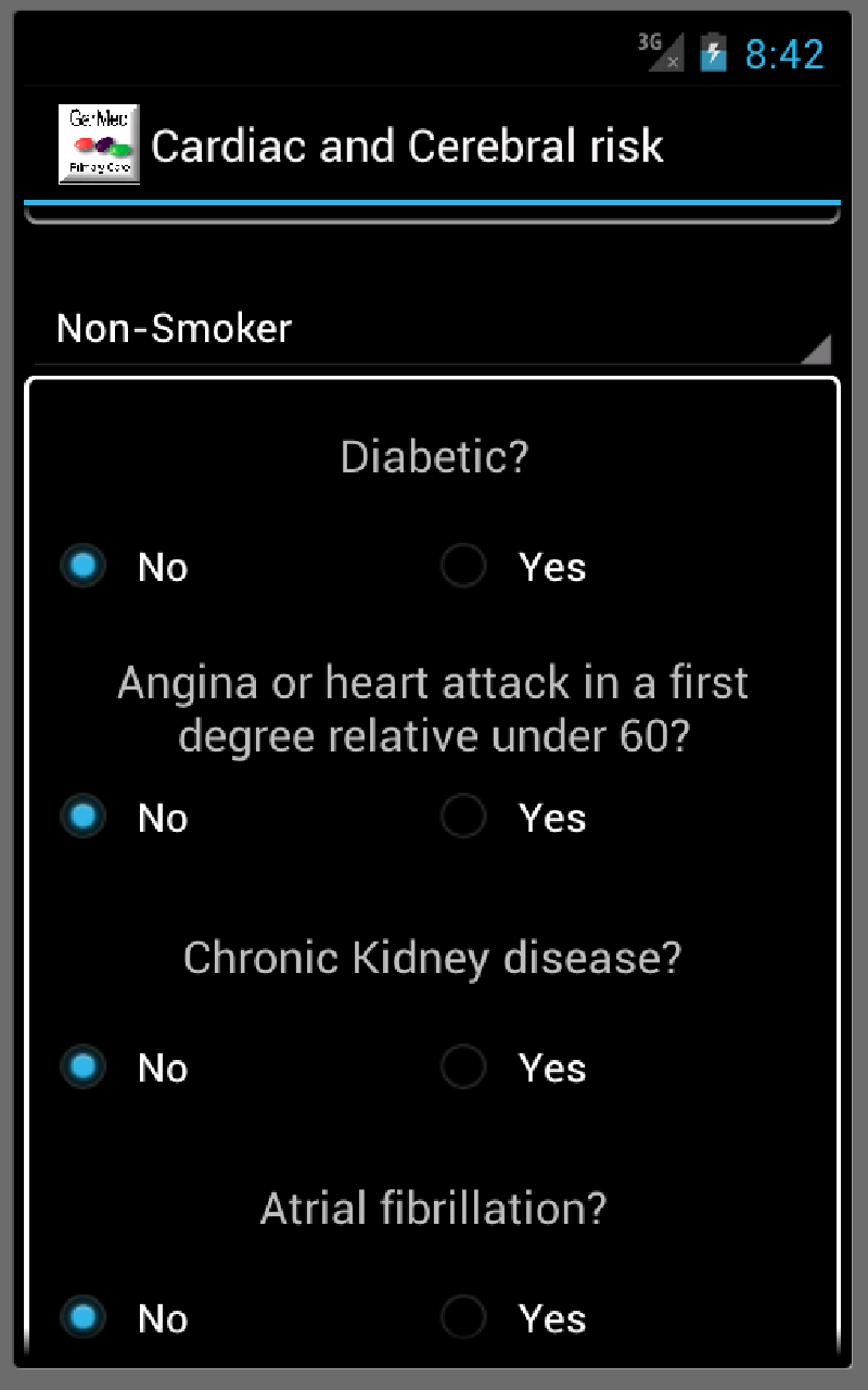 Cardiac and Cerebral Risk Screen 2