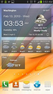 Android Weather & Clock Widget APK v3.6.6