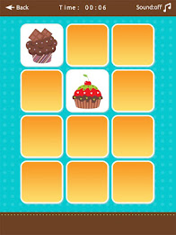 记忆匹配游戏与纸杯蛋糕图像 poster 18