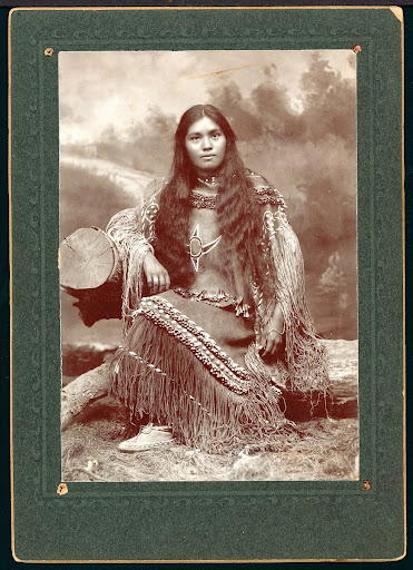 Young Kiowa Indian Woman Circa 1895